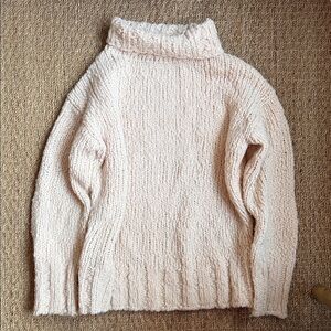 J. Crew Soft Cream Turtleneck Sweater